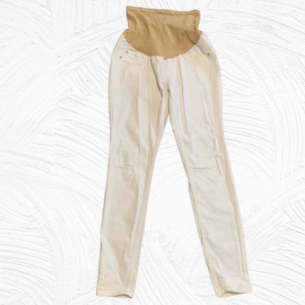 🤰Maternity Size S white jeans